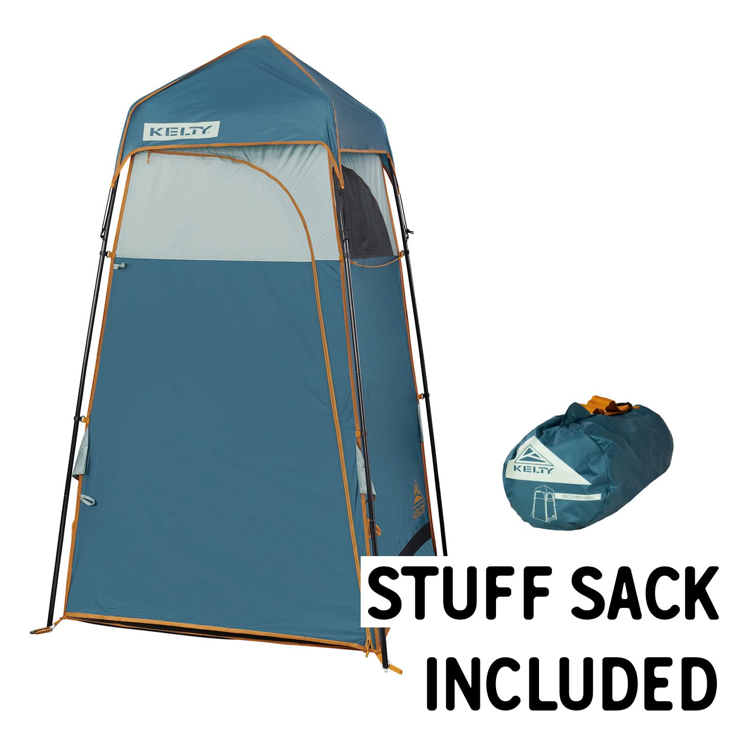 Kelty Discovery H2Go Privacy Shelter, Campsite Shower And Changing Shelter, Zippered Entry, Steel Pole Frame, Freestanding (Iceb