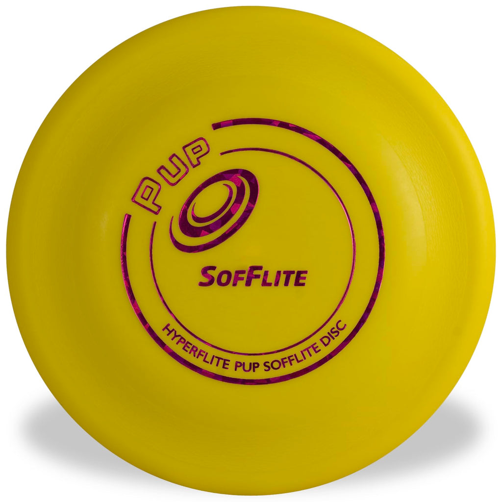 Hyperflite K-10 Pup Sofflite Dog Disc 7 Inch, Ultra-Soft For Canines With Sensitive Mouths, Best Flying, Dog Frisbee, Competitio