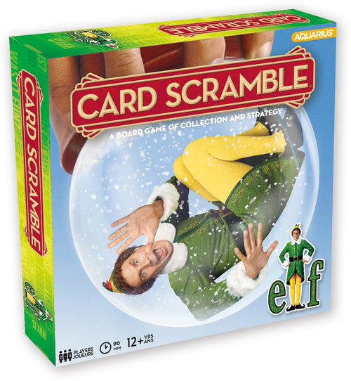 Aquarius Elf Card Scramble Board Game - Great Family Fun - Ages 12+ - Fun Family Party Game For Tweens, Teens & Adults - Enterta