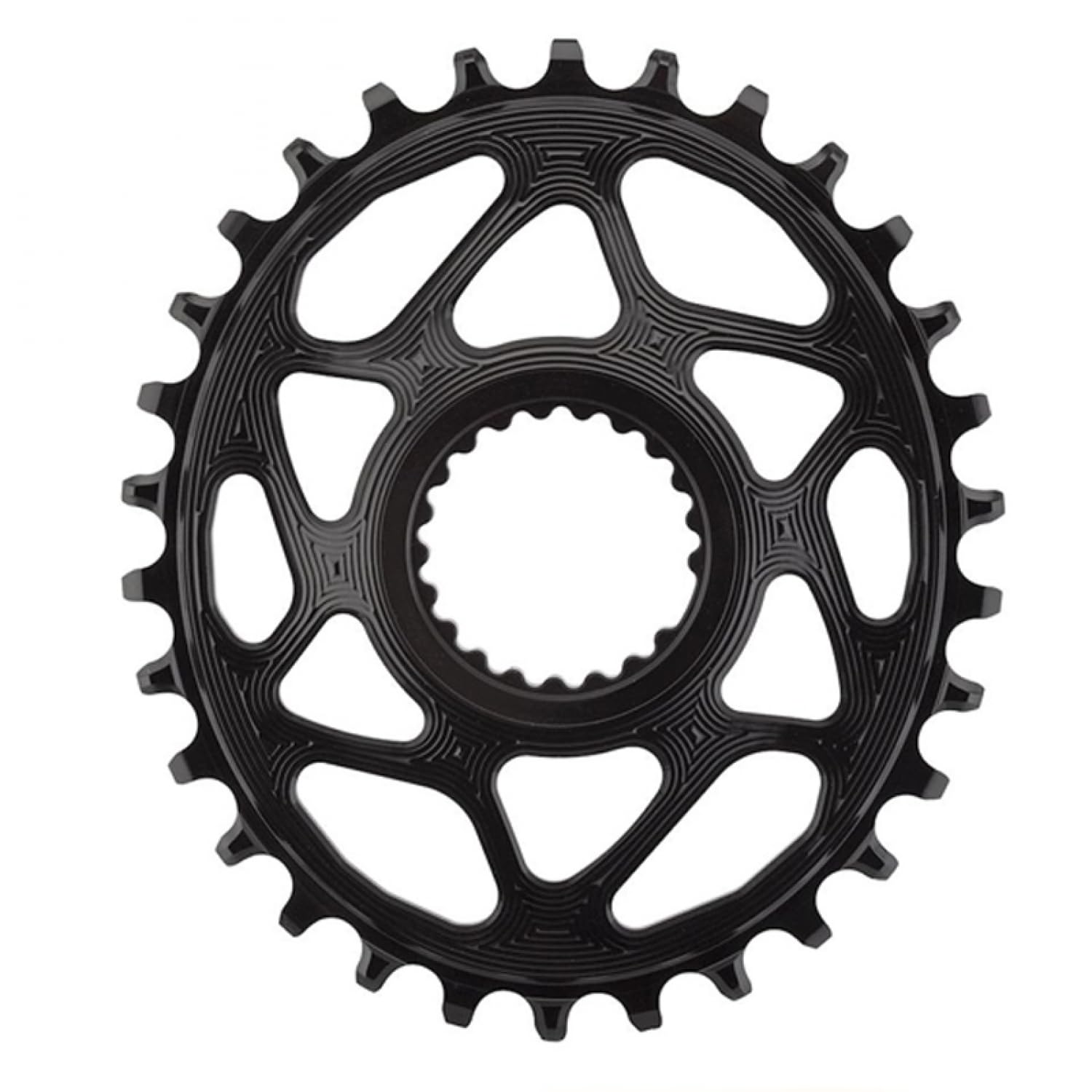 Absolute Balck Oval Chainring Xtr Xt & Slx Directmount Cranks 32T Black M9100 M8100 M7100 Mt900 Shdmov32Bk Black 32T