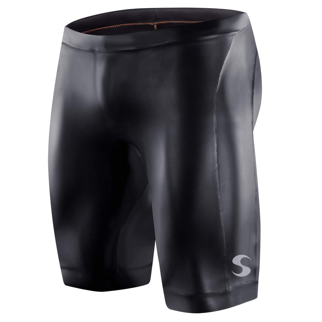 Triathlon Wetsuit Buoyancy Shorts - Synergy Mens Epicspeed Neoprene Shorts For Open Water Swimming (S)