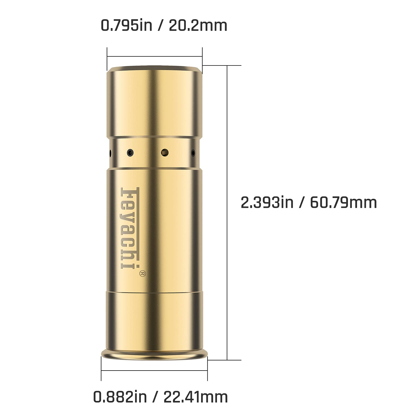 Feyachi Laser Bore Sight 12 Gauge Bore Sight Red Dot Laser Boresighter with 3 Sets of Batteries