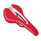 Gorix Bike Saddle Seat Comfortable Cushion With Rail Mountain Road Bicycle For Men And Women (Gx-C19) (Red   White)