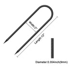 Trampoline Stakes Anchors Trampoline Accessories Wind Stake 12 Inch Heavy Duty High Wind Stake Safety Ground Anchor Galvanized S