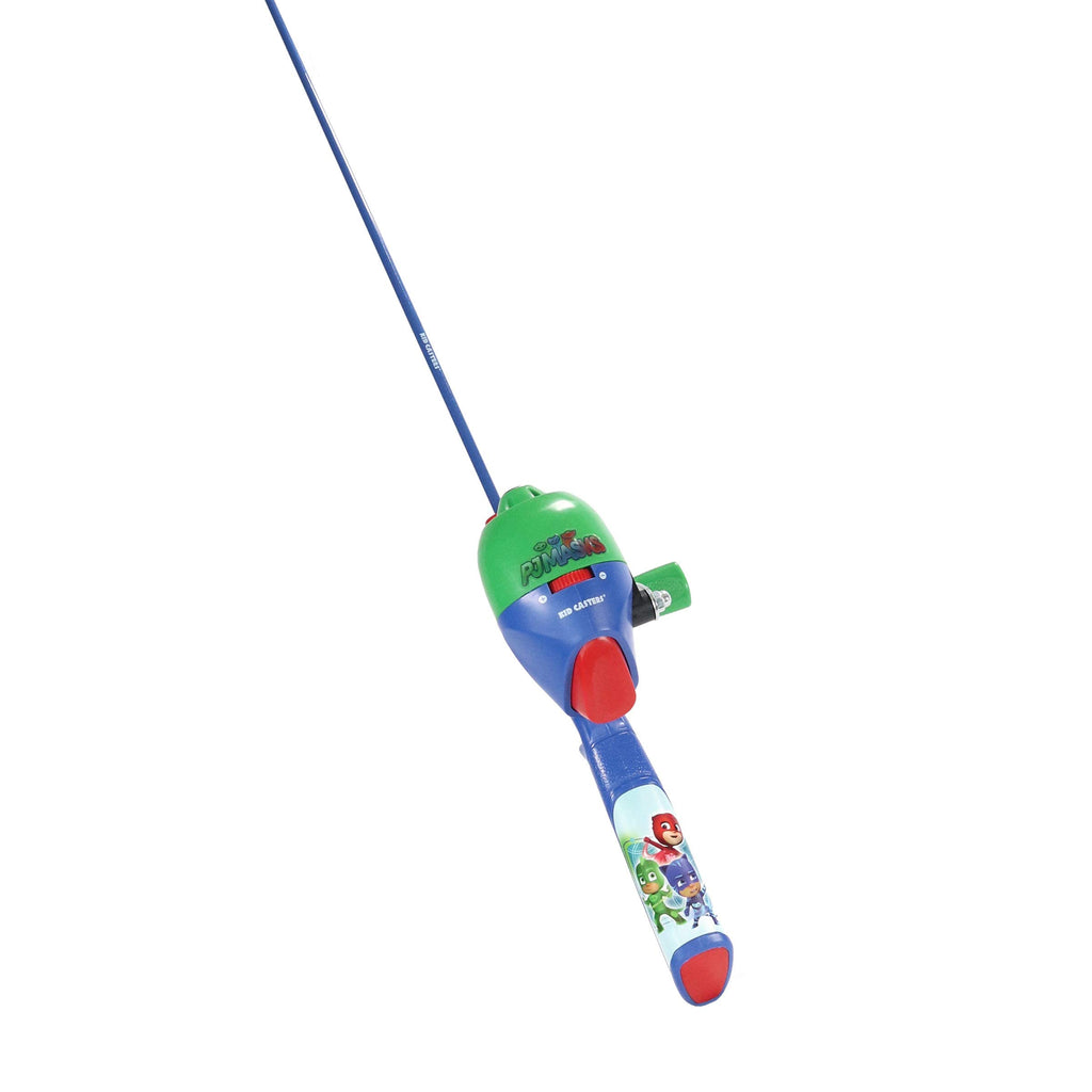 Kid Casters: Pj Masks Youth Fishing Pole | Spincast Reel & Practice Casting Plug | Small & Easy To Use (Pre-Spooled With A 6-Pou