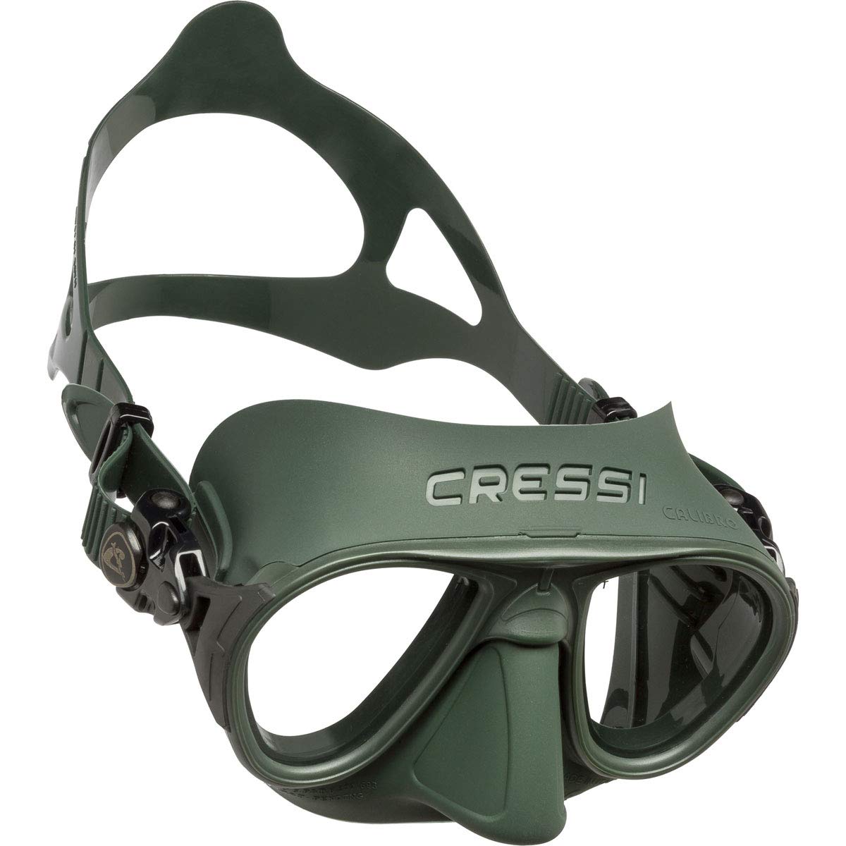 Cressi Calibro Low-Volume Two-Lens Dive Mask Whe/Pk