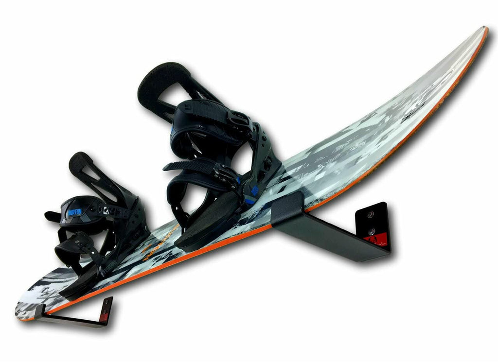 Storeyourboard Snowboard Display Rack, Naked Wall Rack, Black
