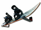 Storeyourboard Snowboard Display Rack, Naked Wall Rack, Black
