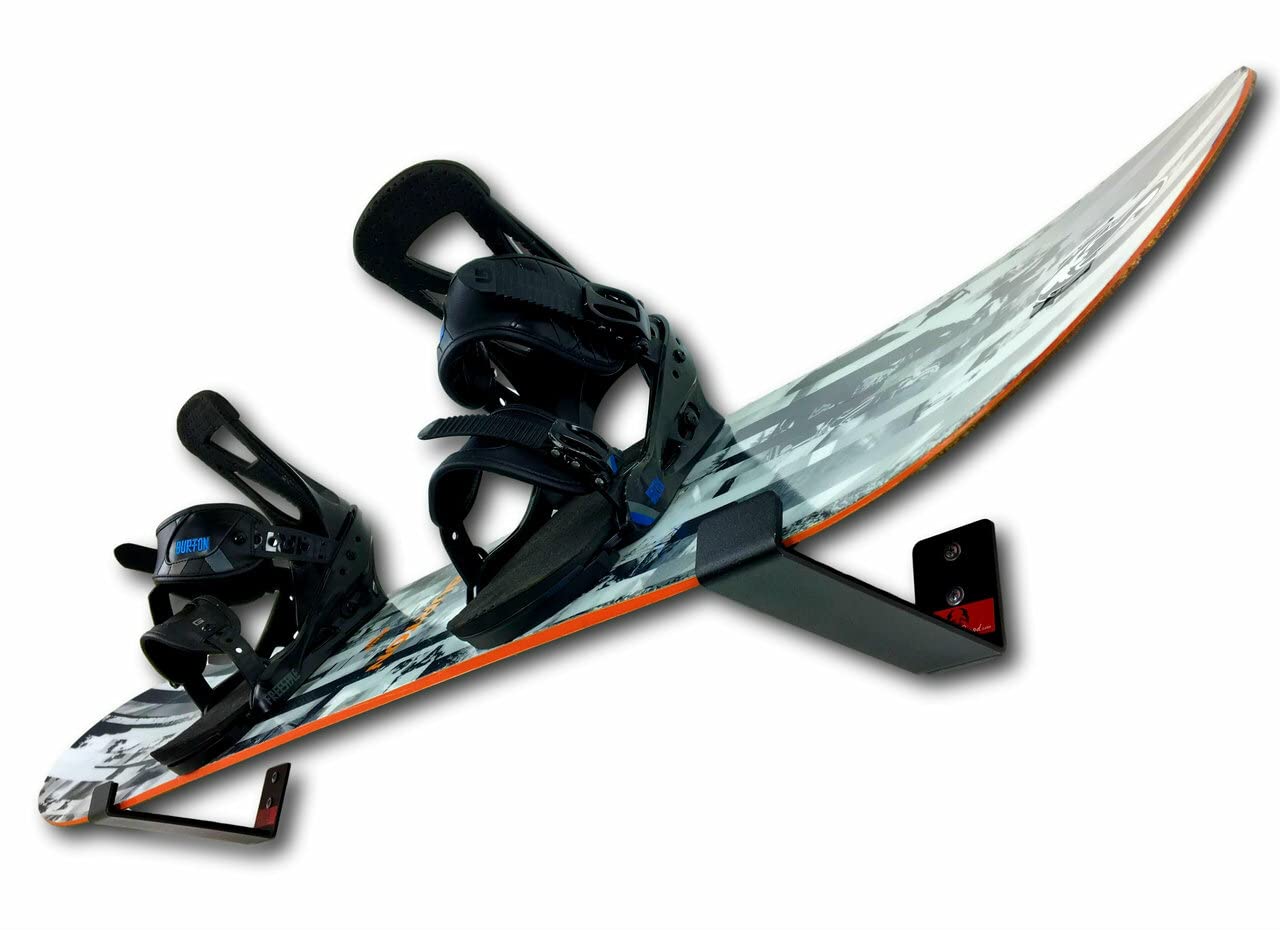 Storeyourboard Snowboard Display Rack, Naked Wall Rack, Black