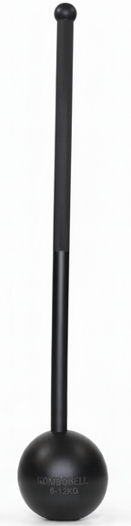 6–12 kg (13–26 lb) Adjustable Mace/Kettlebell System – Powder-Coated Cast-Iron – Black | SoCal Kettlebellz