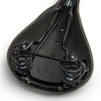 Brooks England Flyer, Touring Leather Handmade Bike Saddle With Suspension Springs, Black, One Size
