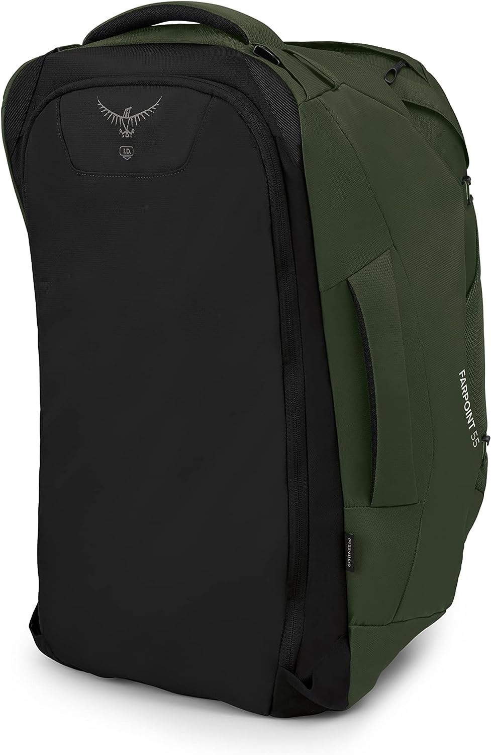 Osprey Farpoint 55L Mens Travel Backpack, Gopher Green, One Size