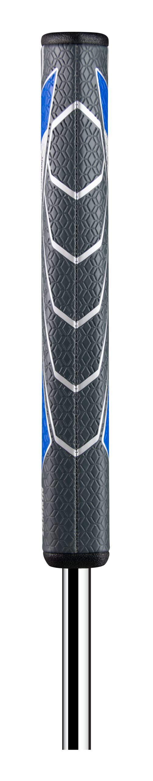 Lamkin Sinkfit Pu Pistolclaw Golf Grips, Putter Grips, With Lamkins Fingerprint Technology, Gray/Blue