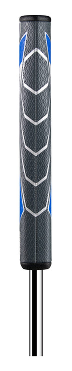 Lamkin Sinkfit Pu Pistolclaw Golf Grips, Putter Grips, With Lamkins Fingerprint Technology, Gray/Blue