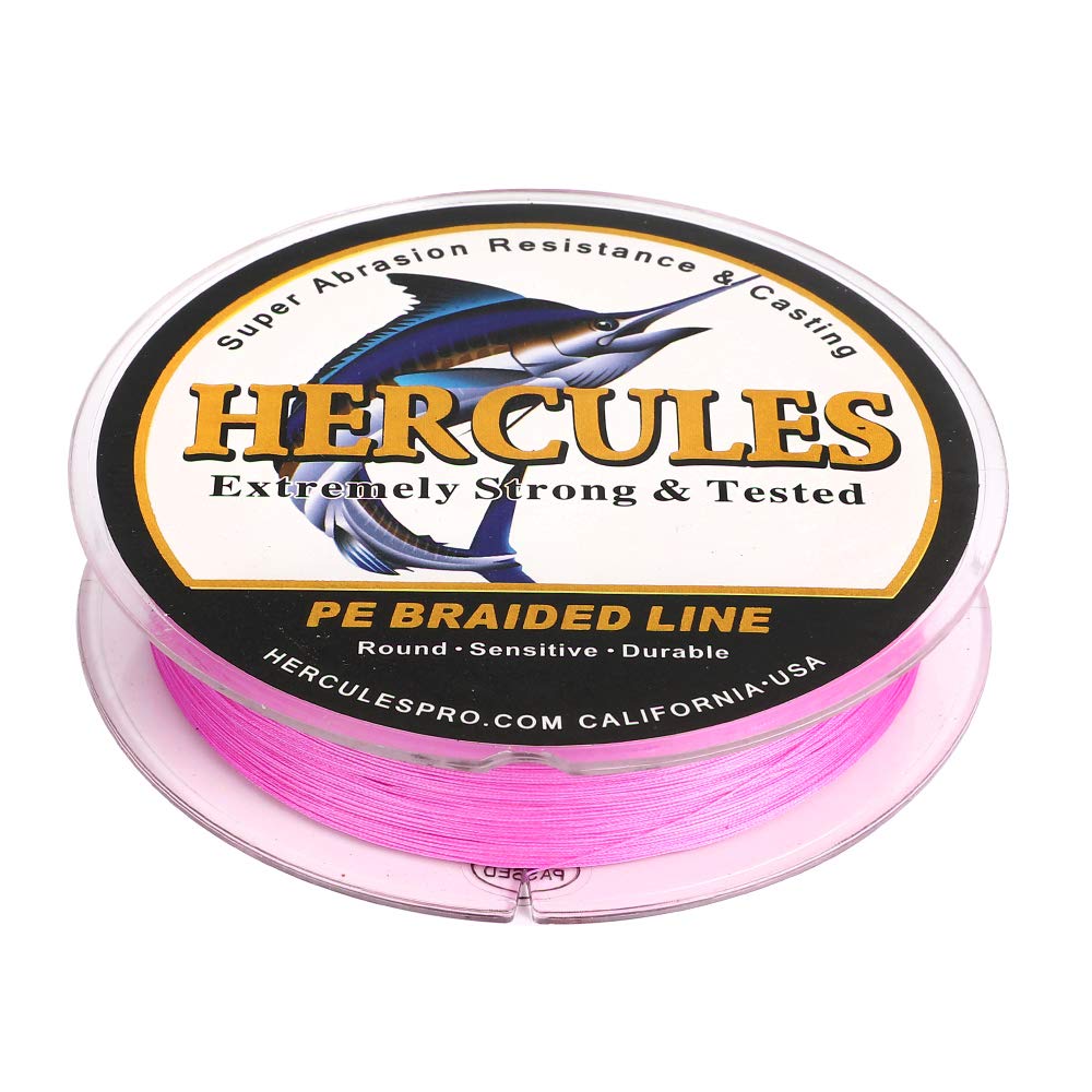 Hercules Super Cast 100M 109 Yards Braided Fishing Line 180 Lb Test For Saltwater Freshwater Pe Braid Fish Lines Superline 8 Str