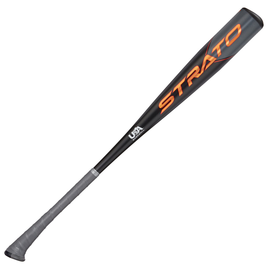 Axe Bat 2023 Strato (-5, 2-5/8'') Usa Baseball Bat, 1-Piece Alloy, Black/Grey/Copper (31'' / 26 Oz.)