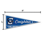 Rico Industries Ncaa Creighton Bluejays Classic 12'' X 30'' Felt Wall D  Cor Pennant - Great For Home/Bed Room/Man Cave D  Cor