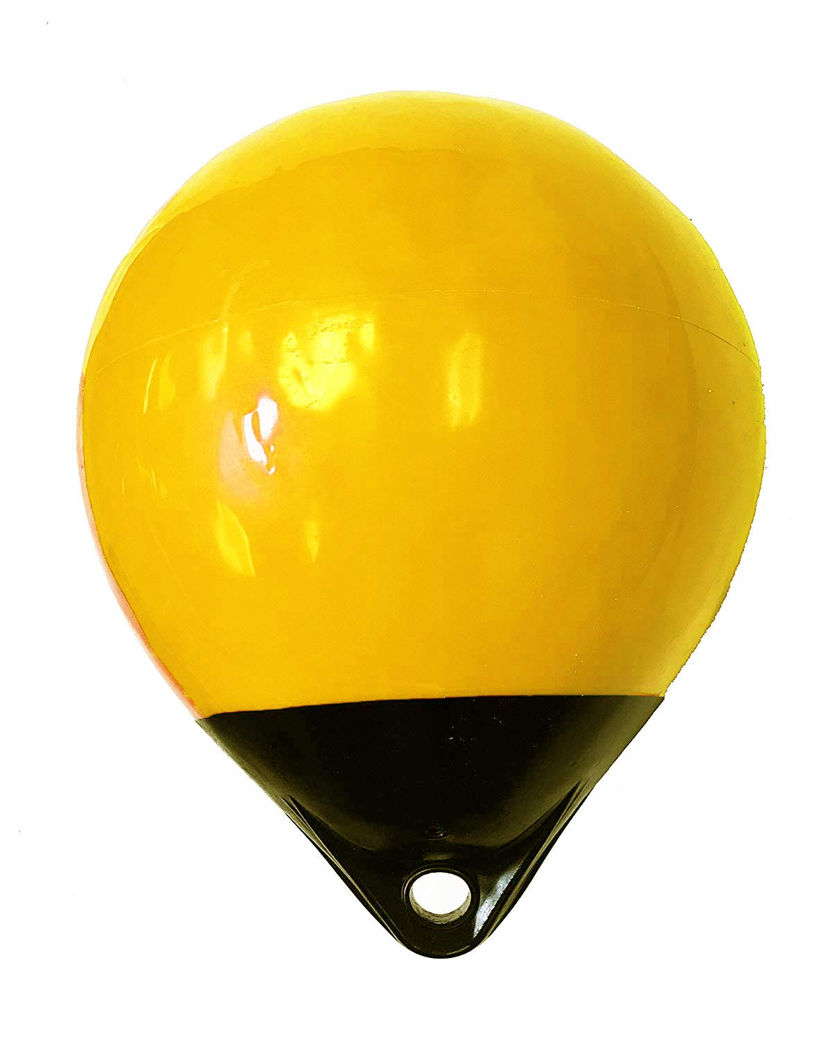 KUFA Yellow/Black 12    Diameter (inflated Size: 12 x 15) Mark Buoy Mooring Buoy Anchor Lift Buoy Shrimp Trap Buoy A30Y