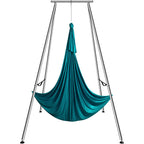 Vevor Yoga Swing Stand & Hammock, 9.67 Ft Tall, Professional Aerial Yoga Setup With 6.6 Yards Swing, Supports Up To 551.15 Lbs,