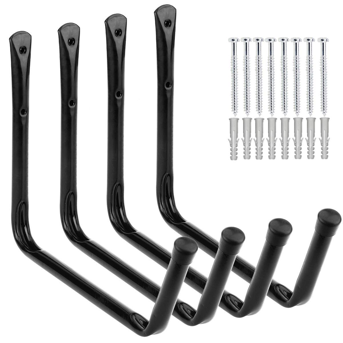 Yisunnan Kayak Storage Utility Rack, Heavy Duty Garage Hangers, Wall Mount Or Dock Hanging Hooks For Canoe,Paddle Board,Surfboar
