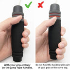 Benvo Weighted Ropeless Jump Rope Cordlee Speed Rope Skipping Rope For Double Unders, Exercise, Wod, Boxing, Mma Beachbody Train