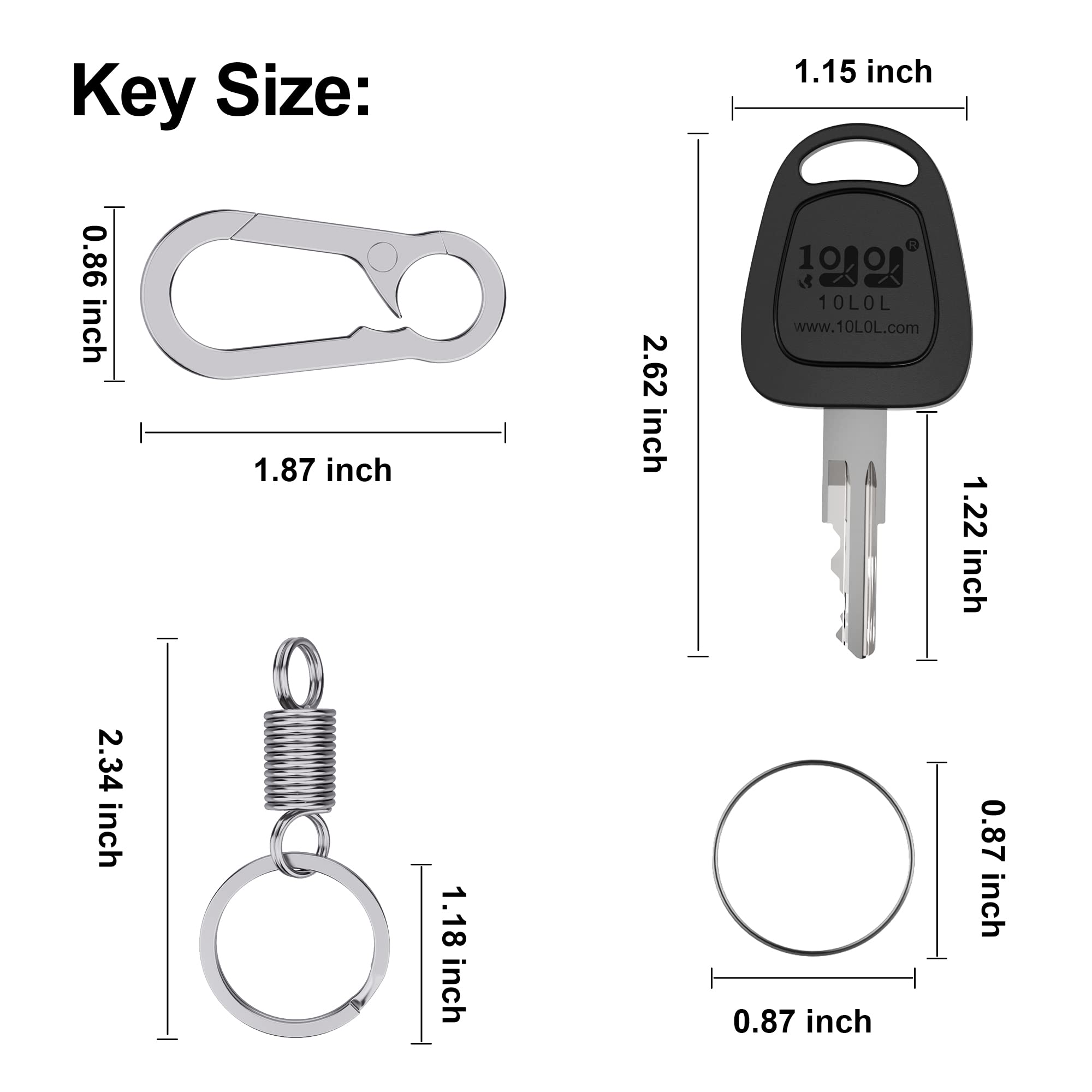 9.99World Mall Golf Cart Key For Golf Cart Ezgo 1982-Up (Gas/Electric) Ignition Key Replacement Part 17063-G1 17063G1 (2 Pcs)