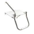 Whitecap 67902 Poly Swim Platform For Boats With Outboards - Single Rail With Step, White