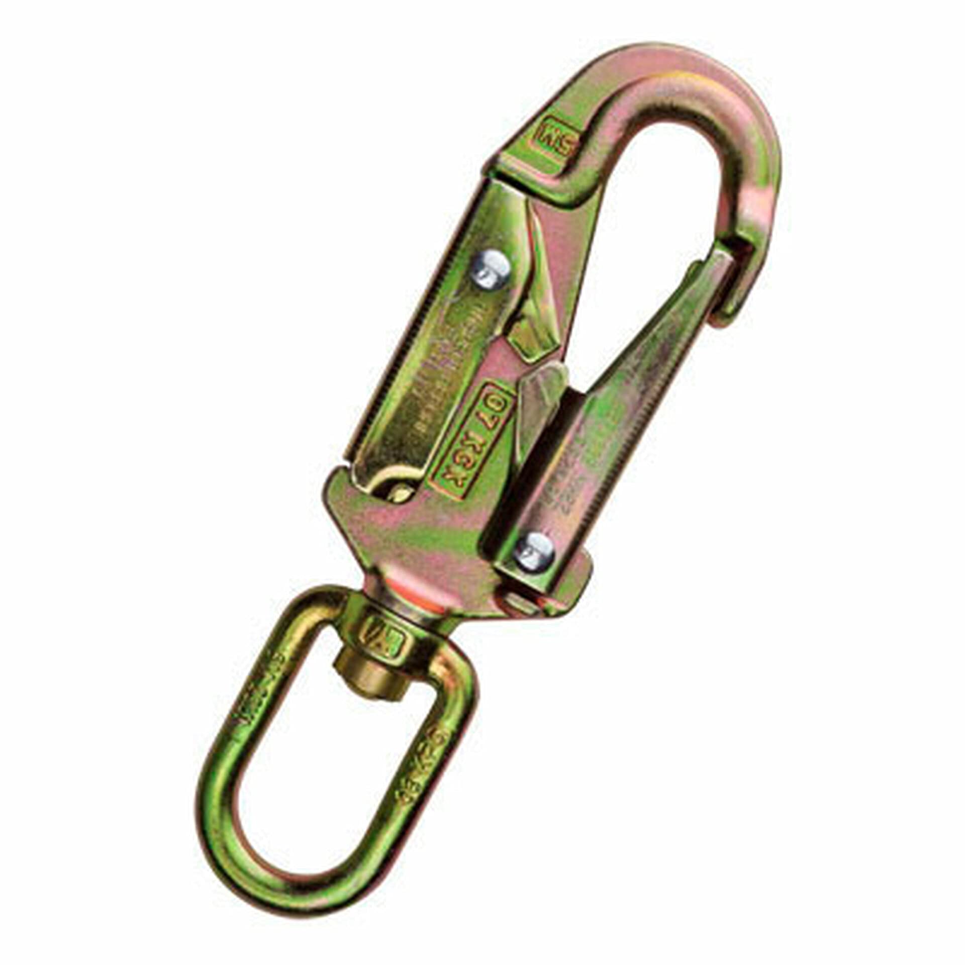 Rope Logic 1/2'' X 12' Wire Core Swivel Snap Flipline Green