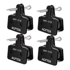 Agptek Bike Brake Pads, High-Performance Brake Pads, Disc Brake Pads & Spring (Semi-Metallic) For Mountain Bike Disc Brakes, 4 P