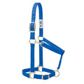 Weaver Leather Basic Adjustable Nylon Halter, Blue, 1'' Small Horse