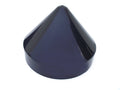 Cone Style Pylon Cap for Marine Dock (Black, 9 inch)