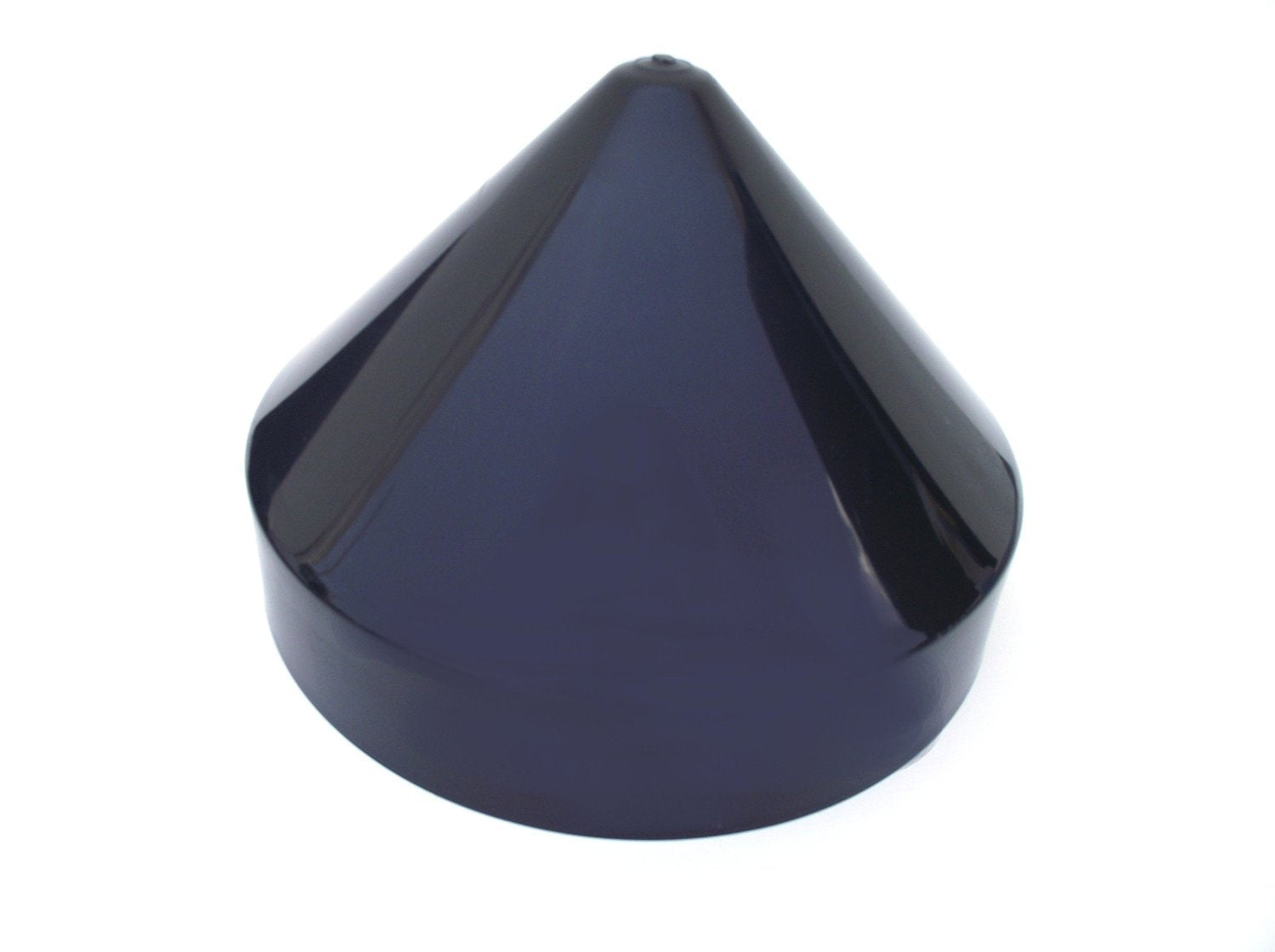 Cone Style Pylon Cap for Marine Dock (Black, 9 inch)