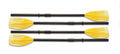 Intex 48 Paddles Plastic Ribbed French Oars Set for Inflatable Boat (2 Pairs)