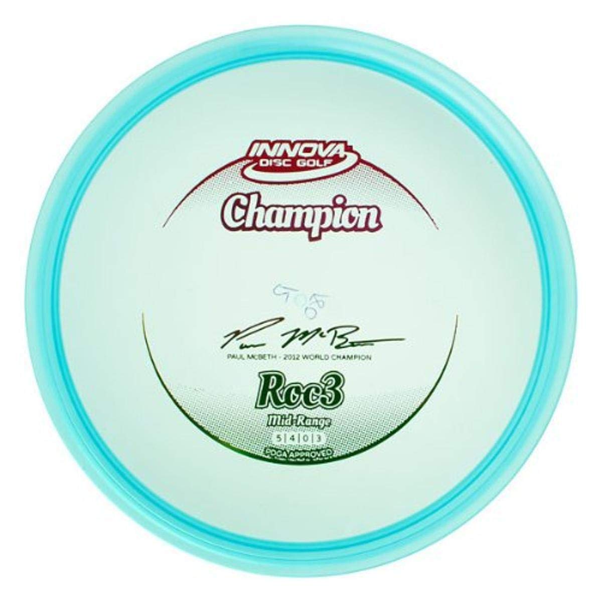 Innova Disc Golf Champion Material Roc 3 Golf Disc, 175-177Gm (Colors May Vary)