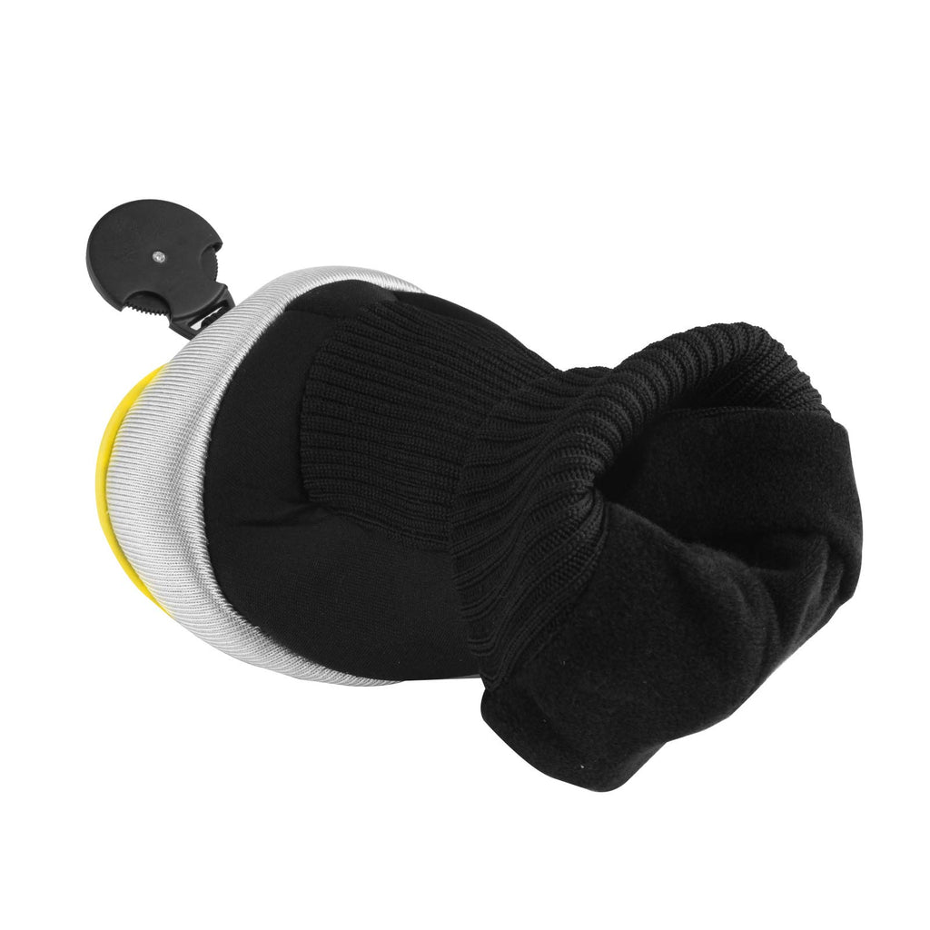 Andux Mesh Golf Hybrid Club Head Covers W/Dial No. Tags Pack Of 4 Yellow