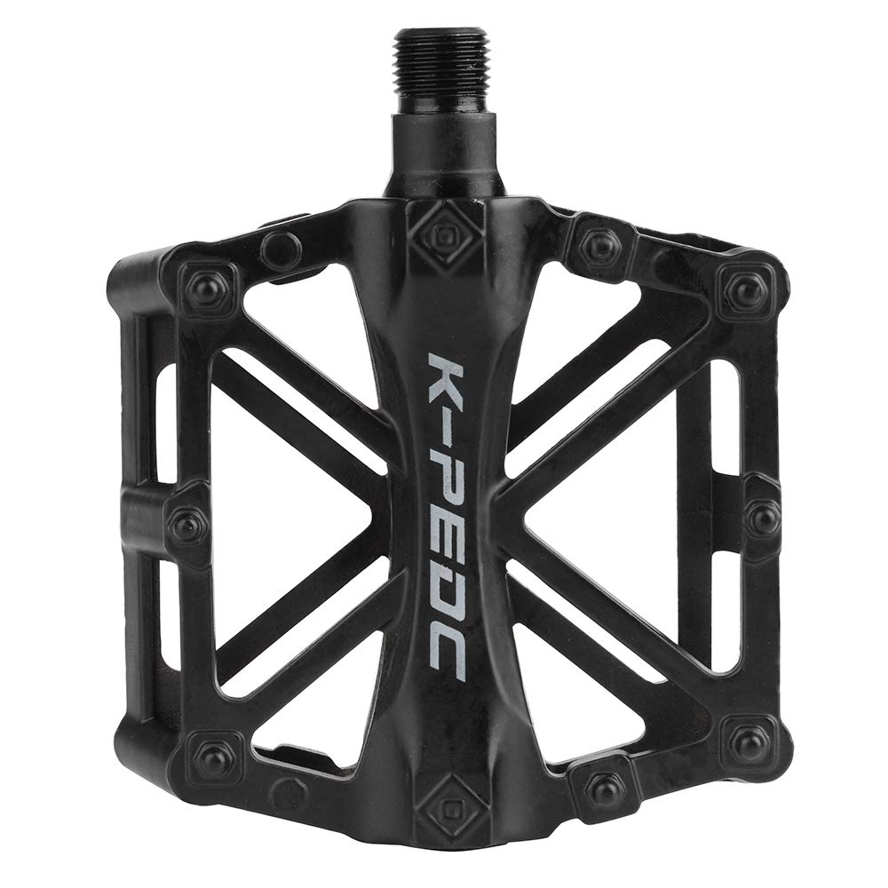Boruizhen Aluminium Cnc Bike Platform Pedals Lightweight Road Cycling Bicycle Pedals For Mtb Bmx (Black)