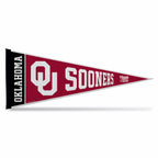 Rico Industries Ncaa Oklahoma Sooners Exclusive 12'' X 30'' Felt Wall D  Cor Pennant - Great For Home/Bed Room/Man Cave D  Cor