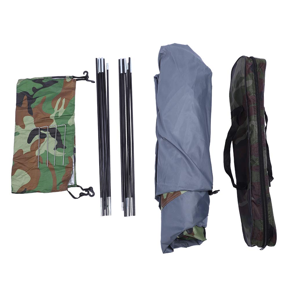 Hobbn Camouflage Camping Dome Tent For 3-4 Person, Waterproof Fabric Backpacking Tents Family Camping Tents For Hiking, Travel,