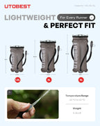Utobest Hydration Bladder 1.5 L 2L 3L,Tpu Water Bladder,Water Bladder For Hiking Backpack,Bpa Free,Wide Opening,Leak-Proof,Water