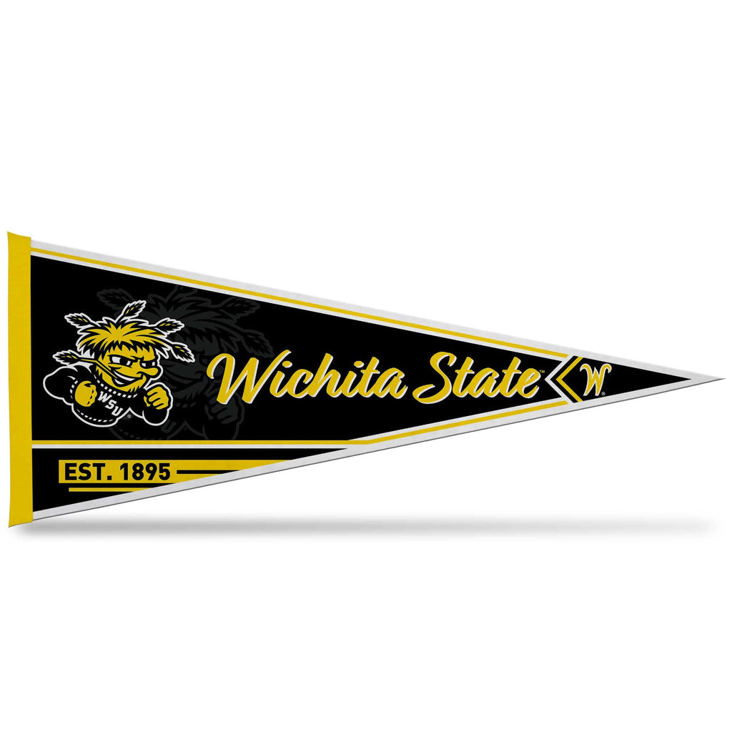 Rico Industries Ncaa Wichita State Shockers Classic 12'' X 30'' Felt Wall D  Cor Pennant - Great For Home/Bed Room/Man Cave D  C