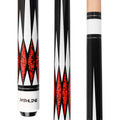 Pathline Pool Cue Stick - 58 Inch Canadian Maple Billiard Pool Stick (Red 20Oz)
