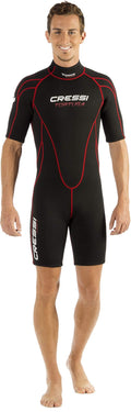 Cressi Tortuga 2.5mm Man, Black/Red, S