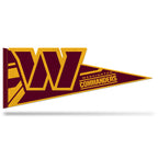 Rico Industries Nfl Football Washington Commanders Soft Felt Pennant - Ez To Hang - Home D  Cor (Game Room, Man Cave, Bed Room)