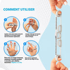 Finger Strengthener, Hand Grip Strengthener [8Pcs]-Finger And Hand Gripper, Grip Strength Trainer, Hand Exerciser, Stretcher- Im