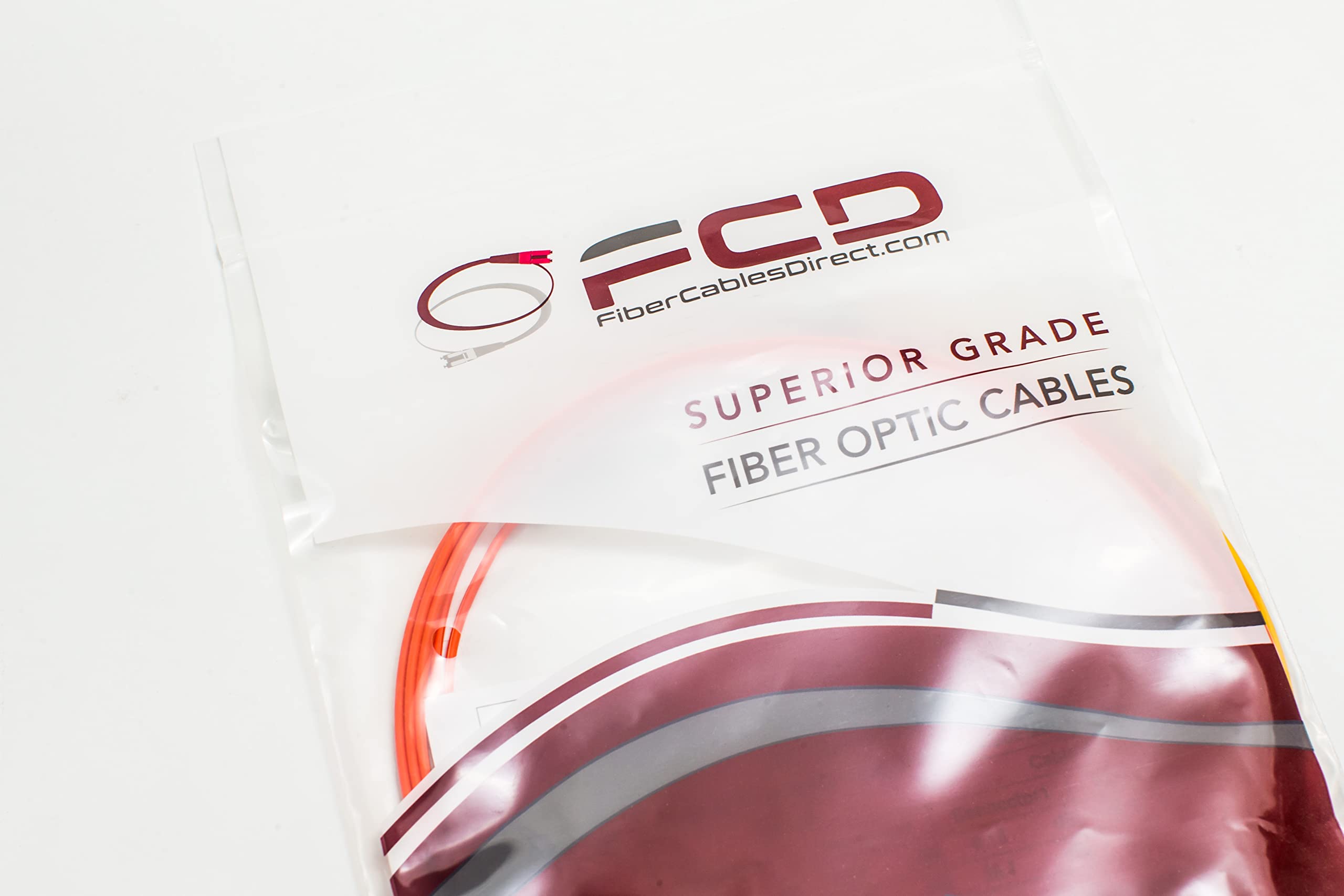 Fibercablesdirect - 300M Om1 Sc Sc Fiber Patch Cable  1Gb Duplex 625125 Sc To Sc Multimode Jumper 300 Meter (98425Ft)  Length Op