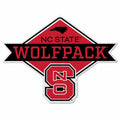 Rico Industries Ncaa N.Carolina State Wolfpack Diamond Shape Cut Pennant - Home And Living Room D  Cor - Soft Felt Ez To Hang 20