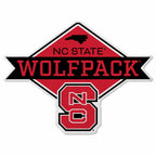Rico Industries Ncaa N.Carolina State Wolfpack Diamond Shape Cut Pennant - Home And Living Room D  Cor - Soft Felt Ez To Hang 20