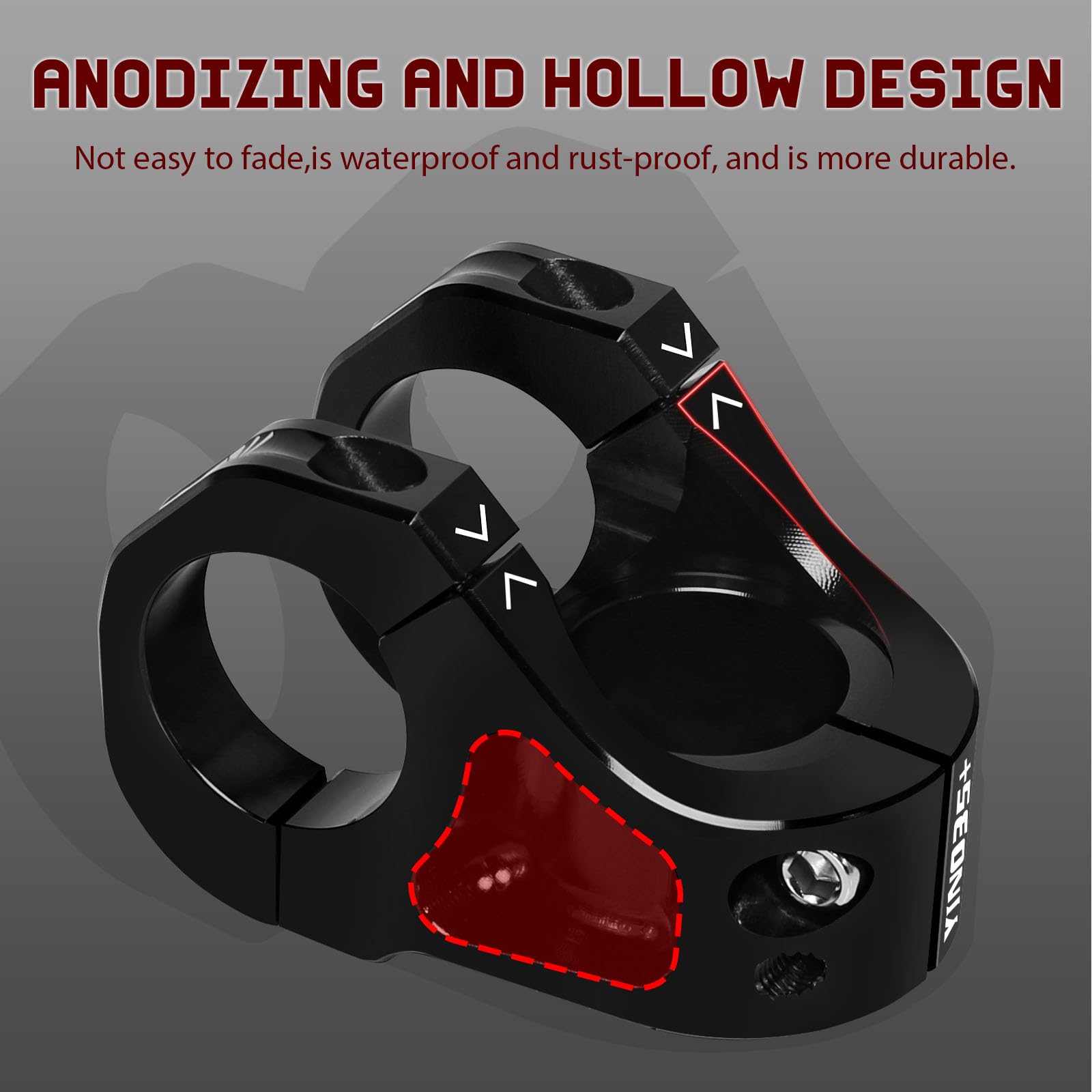 Bucklos 35Mm Mountain Bike Stem Mtb 31.8Mm Cnc Short Stems - Bicycle Ultra-Light Hollow Aluminum Alloy Riser Stem For E Bike/Dow