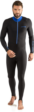 Cressi Skin Full Body Rash Guards, Black/Blue, M