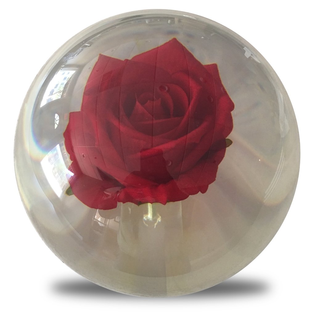Kr Clear Red Rose Bowling Ball- 14Lbs